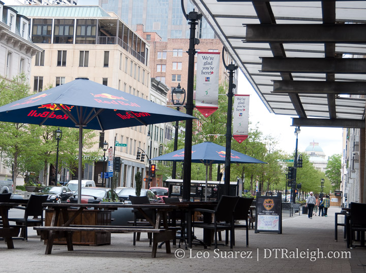 Photo of the 300 block of Fayetteville Street taken in 2012