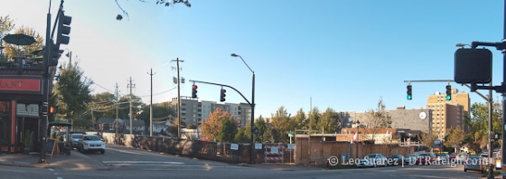 Corner of Glenwood Avenue and North Street