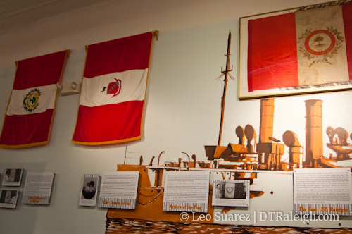 City of Raleigh flag at the Raleigh City Museum