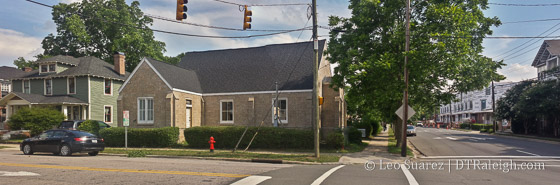Another view of the building at 501 South Person Street.