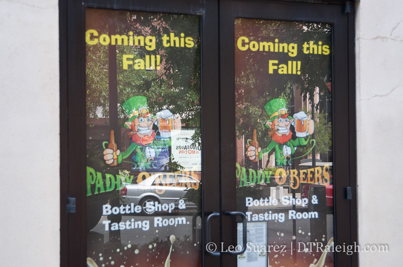 Coming Soon: Paddy O' Beers bottle shop