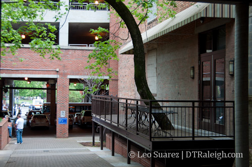 Wilmoore Cafe's outdoor seating.