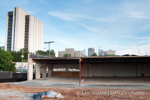 Warehouses in Seaboard Station under heavy renovation along Seaboard Avenue on June 16, 2012.