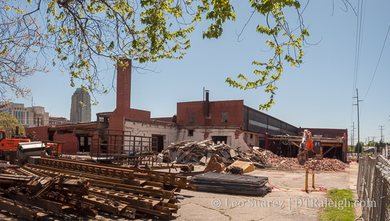 Demolition taking place at The Dillon