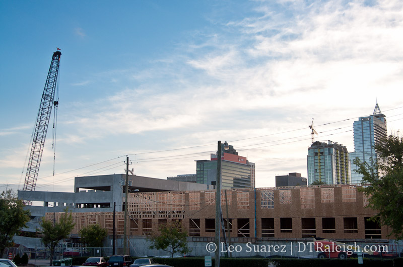 The Lincoln construction site September 2014