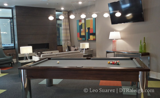 The clubroom, The Lincoln Apartments