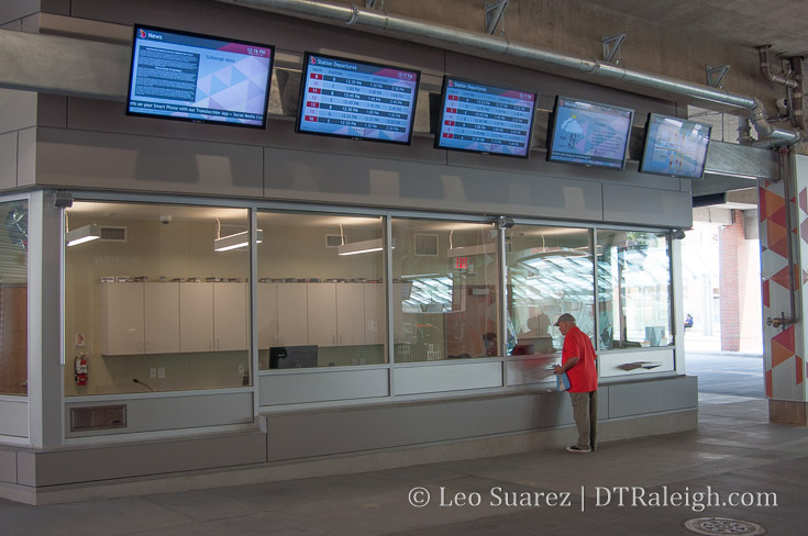 Kiosk at the GoRaleigh Station