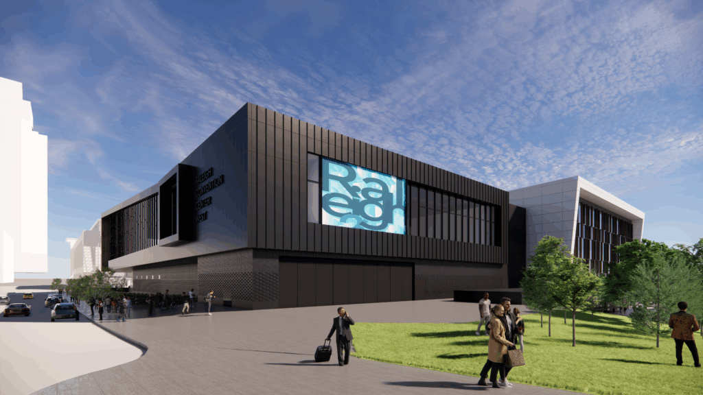 Oct 2025, Rendering of the Raleigh Convention Center expansion