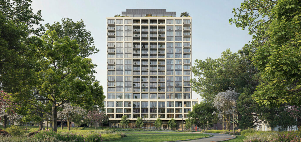 Rendering of One Nash Square condos