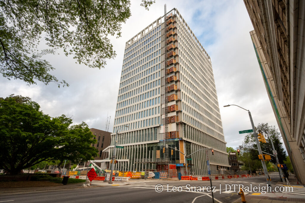 Photo of Raleigh City Hall, April 2026