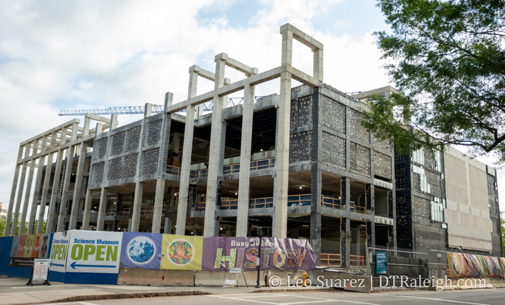North Carolina Museum of History construction, April 2026