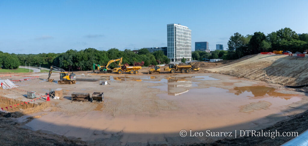 Photo of the City Gateway construction, July 2026.